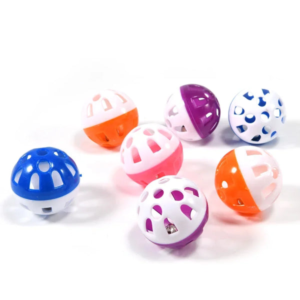 10-Piece Hollow Bell Ball Toy Set for Parrots