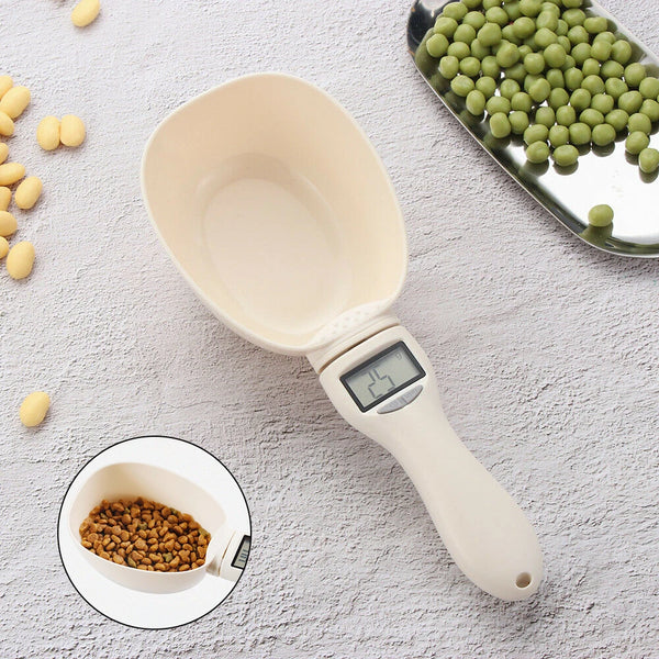 Digital Pet Food Measuring Scoop for Cats and Dogs