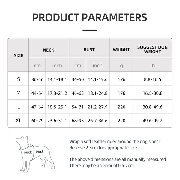 Reflective No-Pull Nylon Dog Harness for Daily Walks