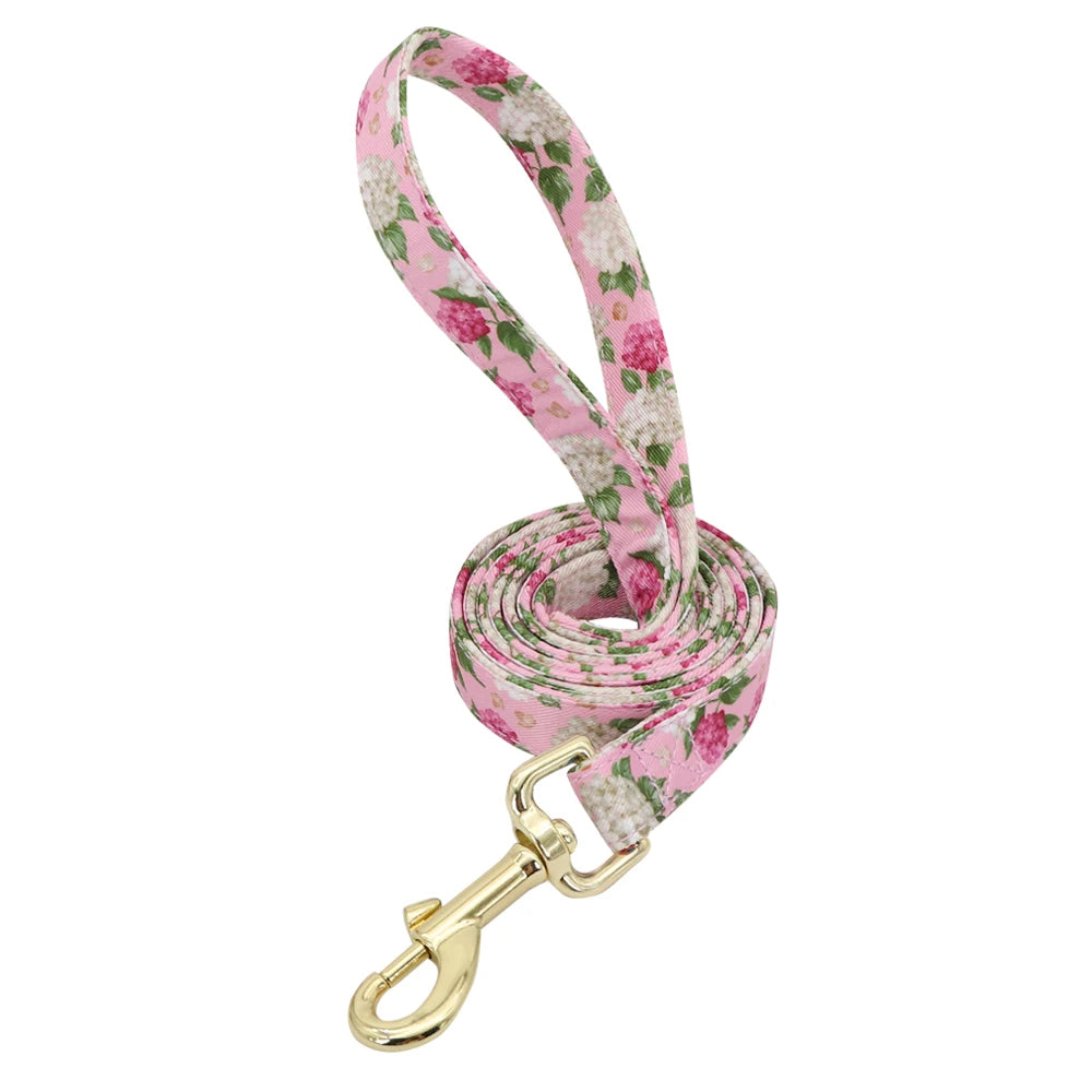 Custom Engraved Nylon Dog Collar and Leash Set
