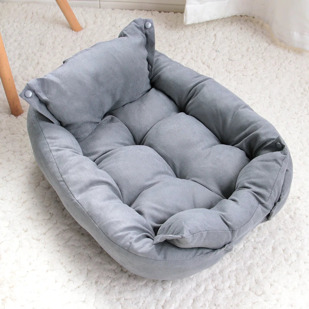 3-in-1 Warm Dog and Cat Bed Sofa Cushion