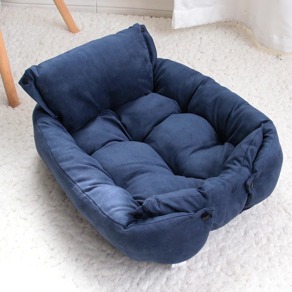 3-in-1 Warm Dog and Cat Bed Sofa Cushion