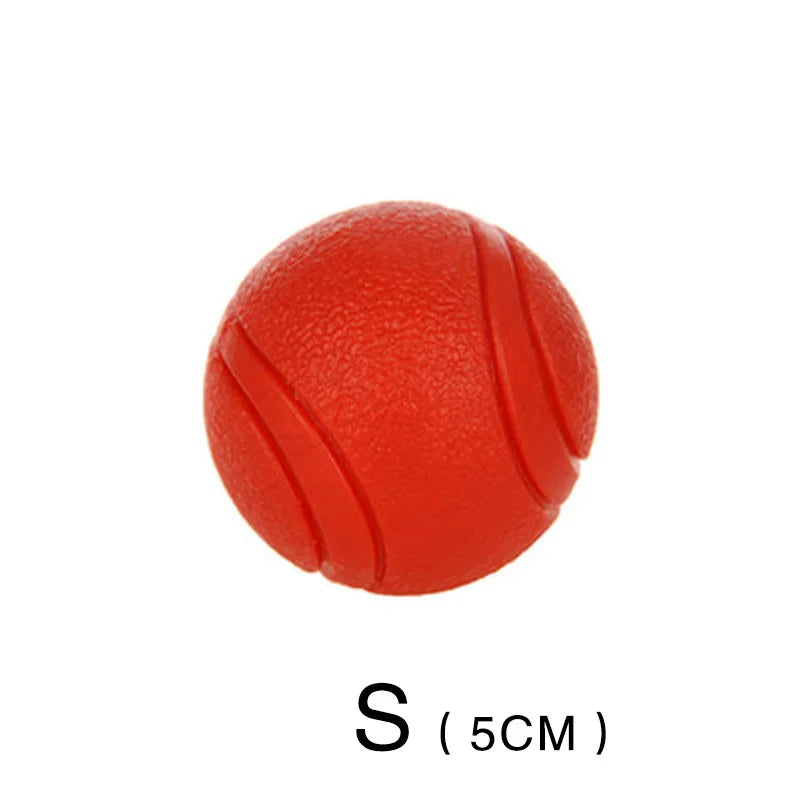 Bite-Resistant Rubber Ball Dog Toy for Strong Chewers