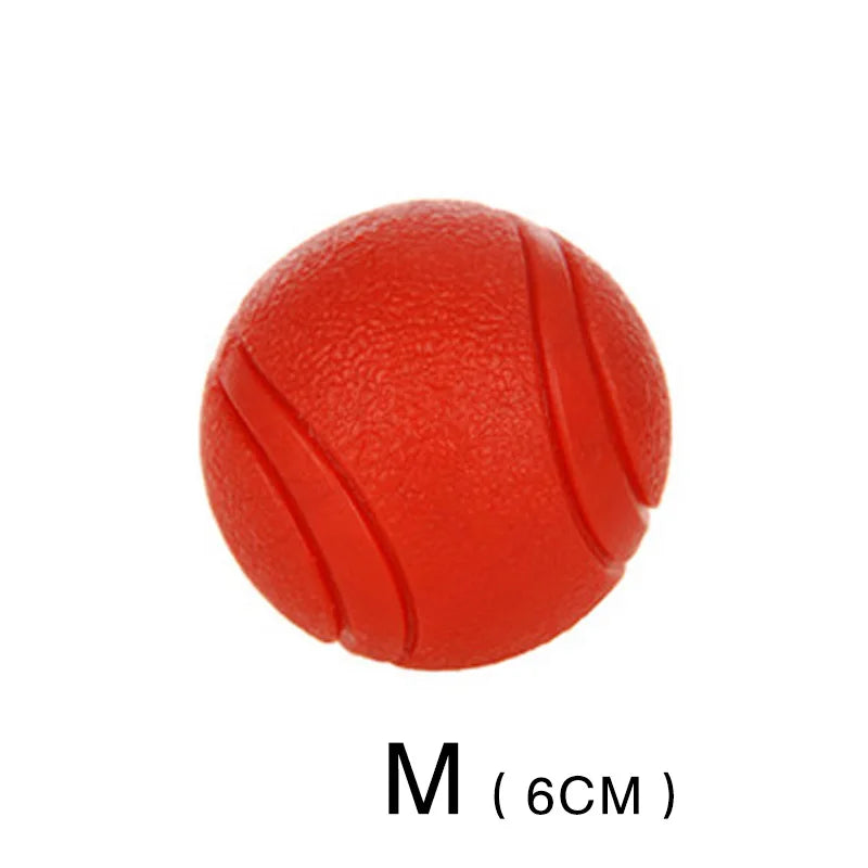 Bite-Resistant Rubber Ball Dog Toy for Strong Chewers