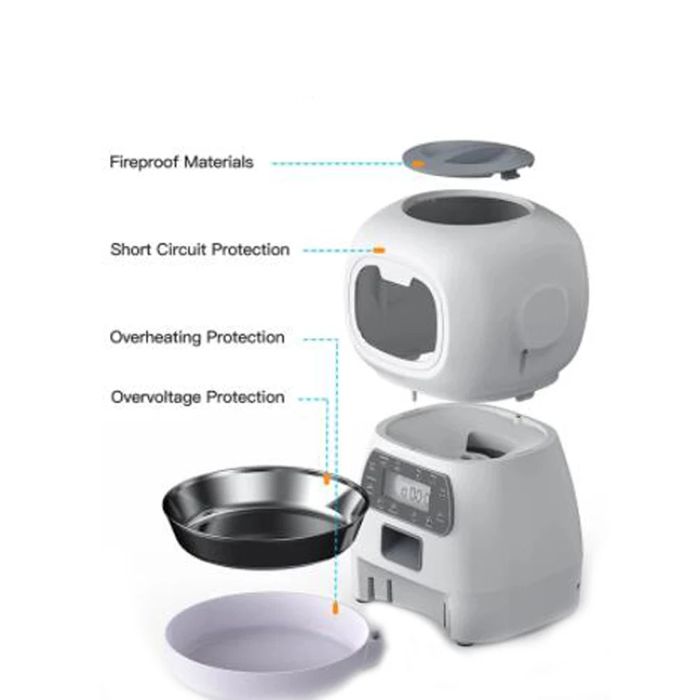 3.5L Automatic Food Dispenser for Cats and Dogs