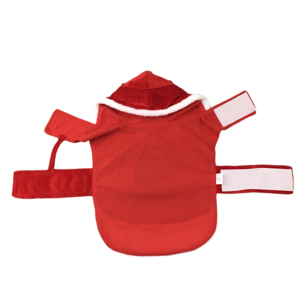 Santa Christmas Costume Outfit for Dogs and Cats