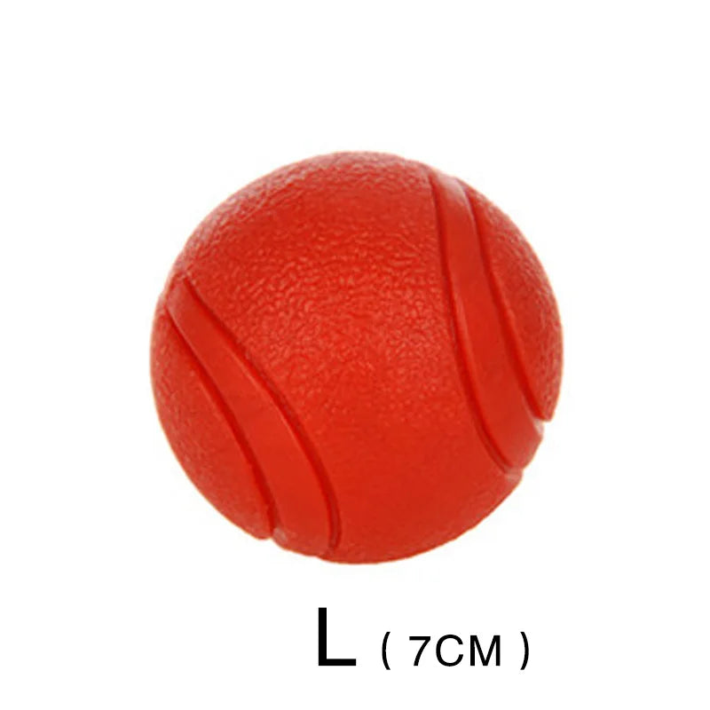 Bite-Resistant Rubber Ball Dog Toy for Strong Chewers