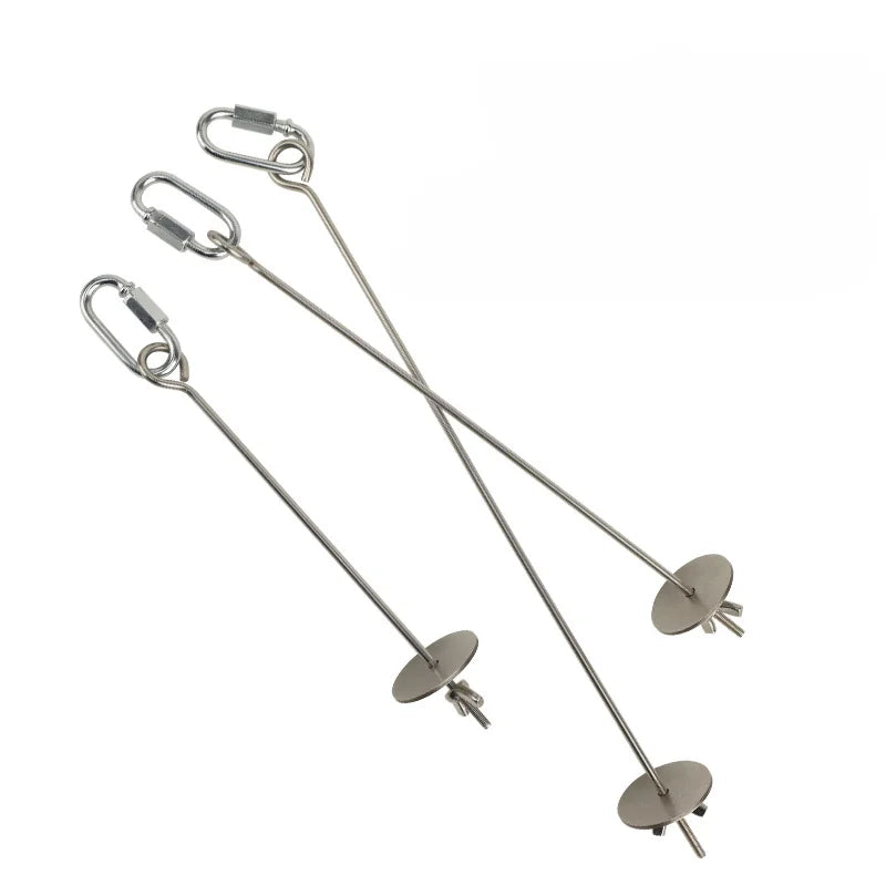 Stainless Steel Fruit Skewer Holder for Parrots