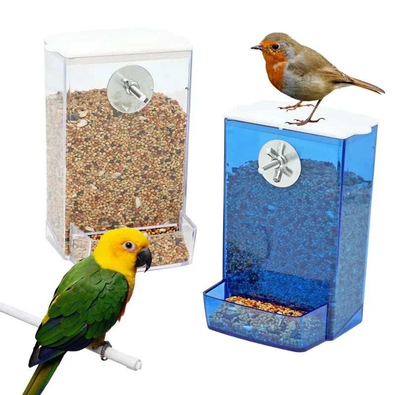 Anti-Splash Automatic Bird Feeder Dispenser Box