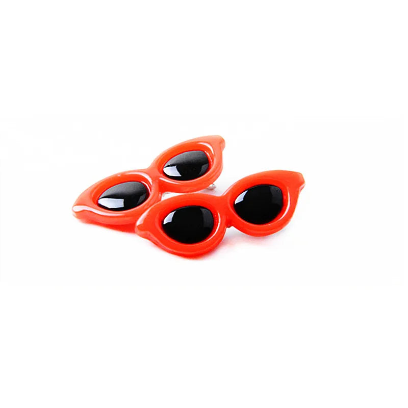 Heart Sunglasses Pet Hair Clips & Bow Set for Dogs and Cats