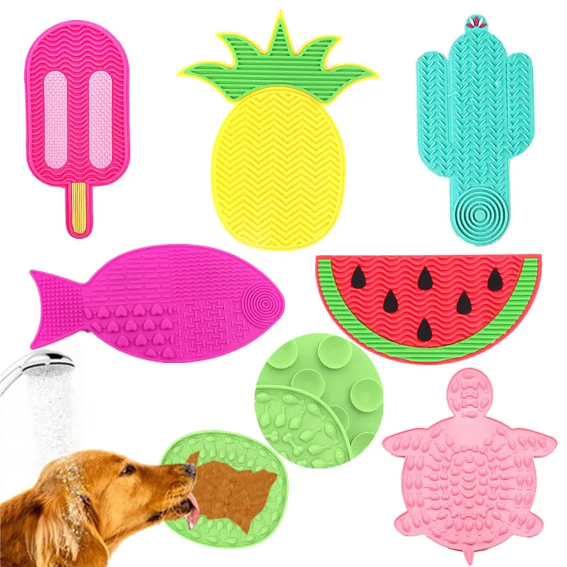 Suction Cup Slow Feeding Lick Mat for Small Pets