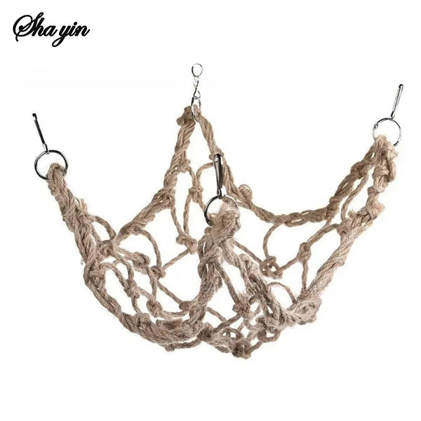 Rope Climbing Net Toy for Parrots and Small Birds