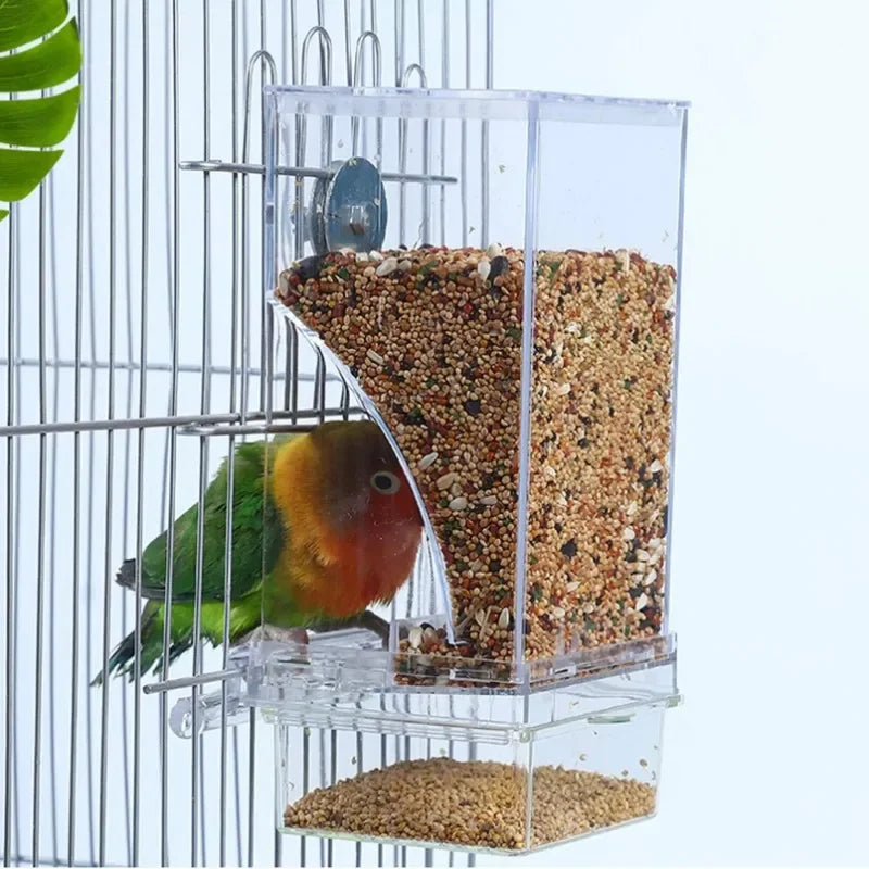 Anti-Splash Automatic Bird Feeder Dispenser Box