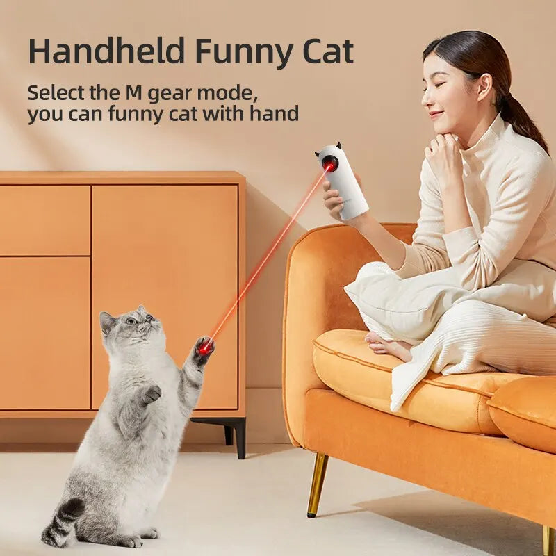 ROJECO Automatic LED Laser Cat Teasing Toy