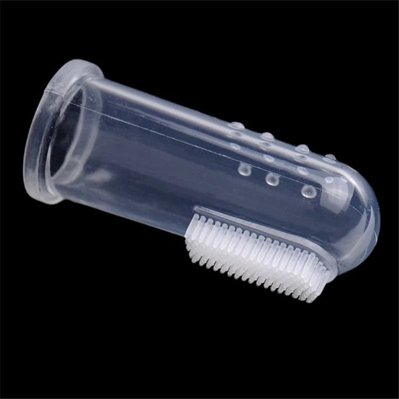 Soft Silicone Finger Toothbrush Set for Dogs and Cats