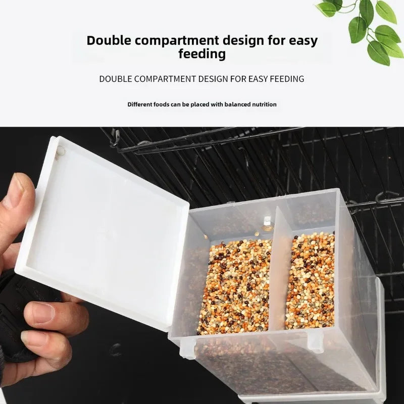 Anti-Splash Automatic Bird Feeder Dispenser Box