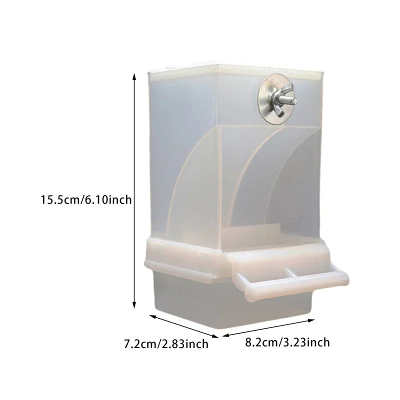 Anti-Splash Automatic Bird Feeder Dispenser Box