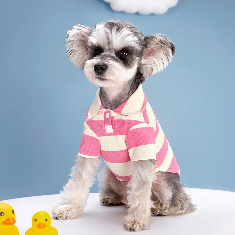 Summer Polo Shirt for Dogs and Cats - Casual Everyday Tee