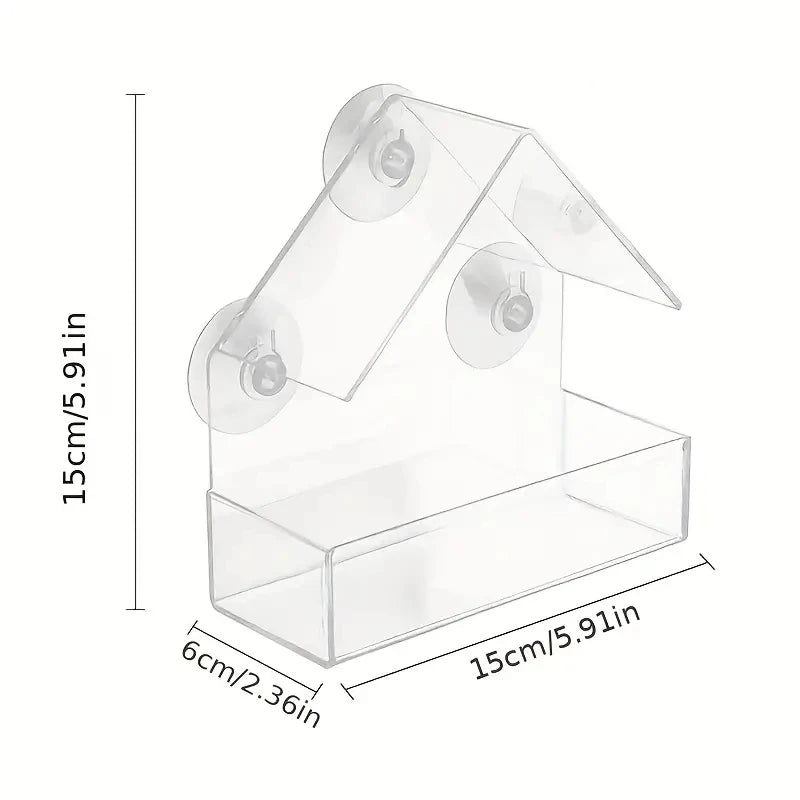 Outdoor Plastic Bird Feeder House for Garden Birds