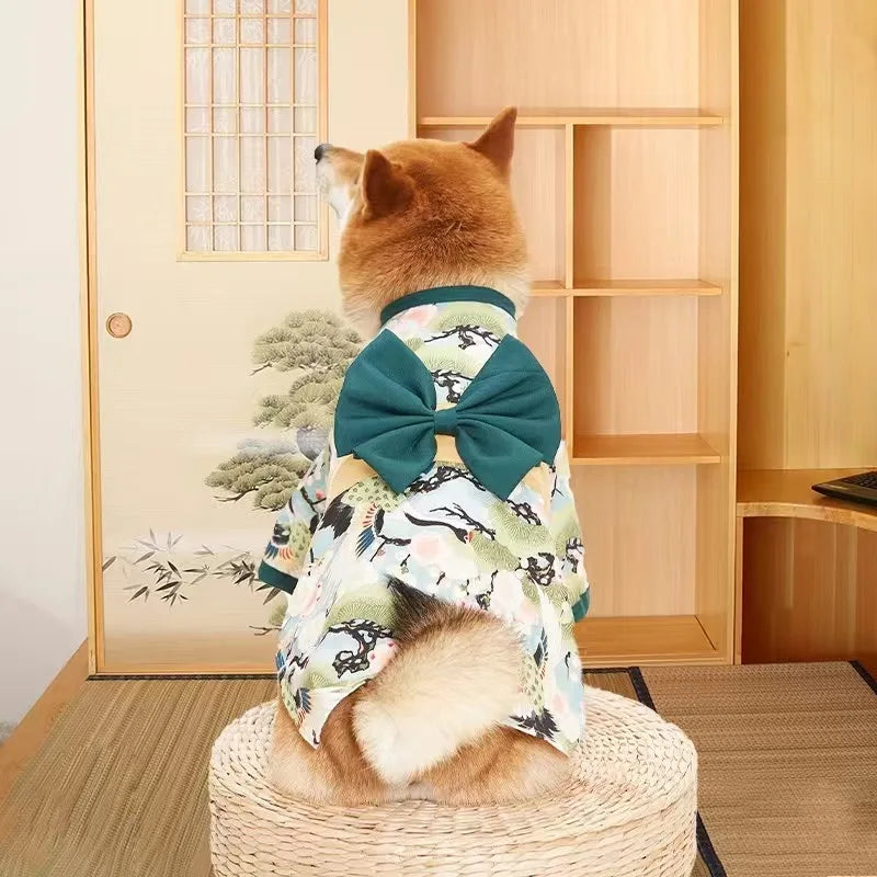 Japanese Style Summer Kimono Coat for Cats and Dogs