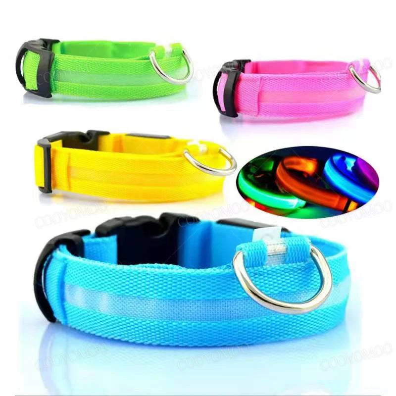 USB Rechargeable LED Glow Collar with 3 Light Modes