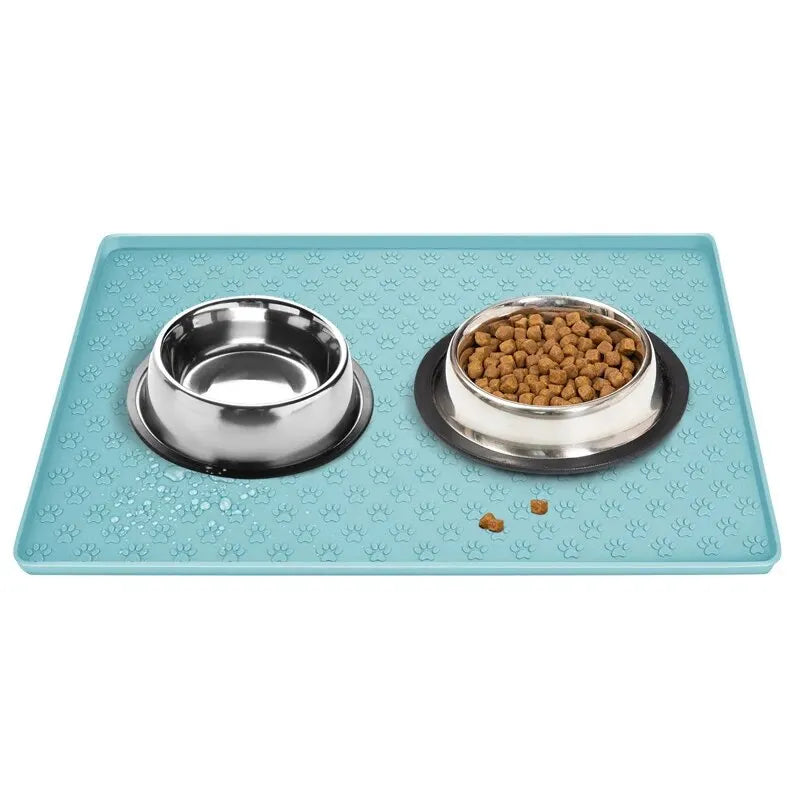 Non-Spill Silicone Feeding Placemat for Cats and Dogs