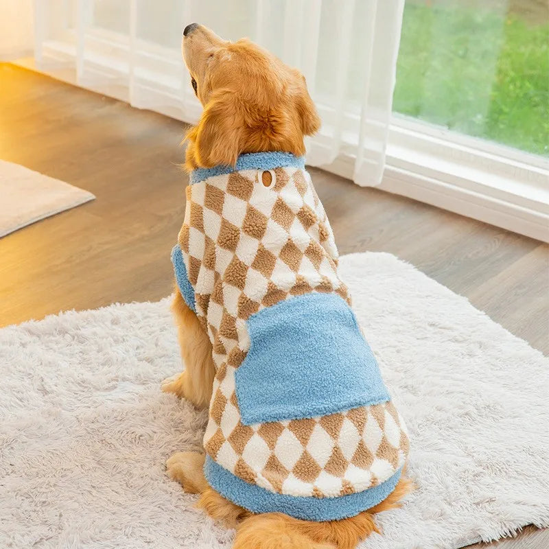 Soft Fleece Big Dog Hoodie Jacket for Labradors and Retrievers