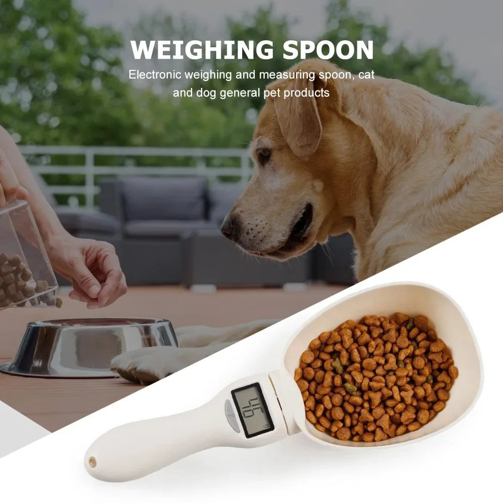 Digital Pet Food Measuring Scoop for Cats and Dogs