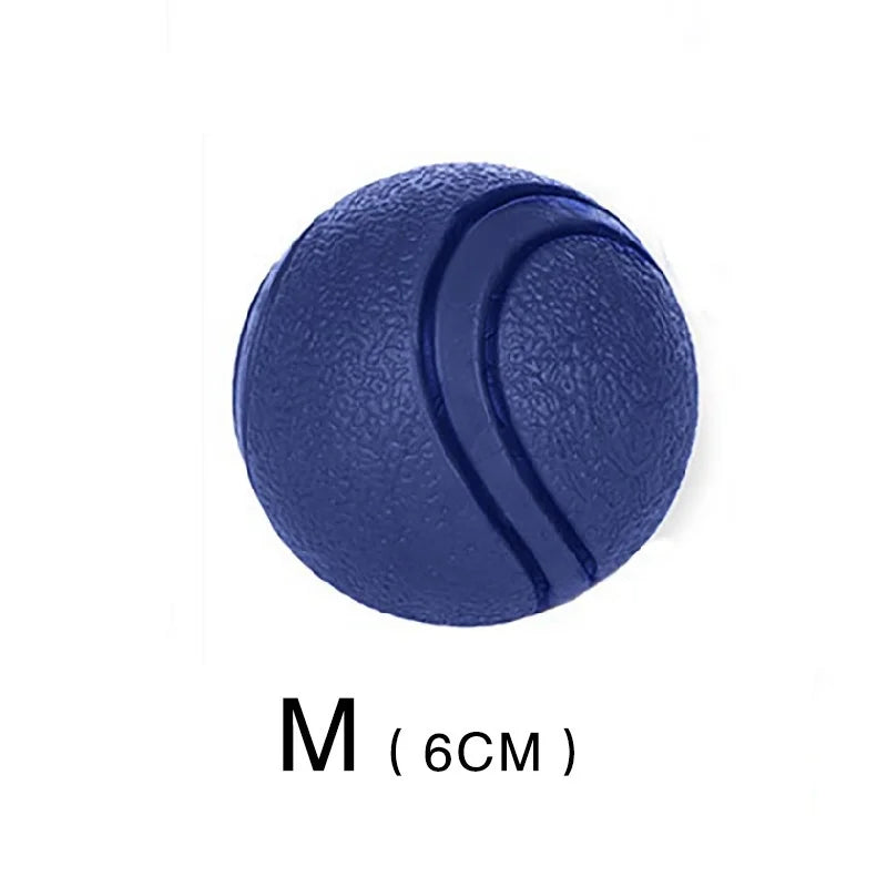 Bite-Resistant Rubber Ball Dog Toy for Strong Chewers