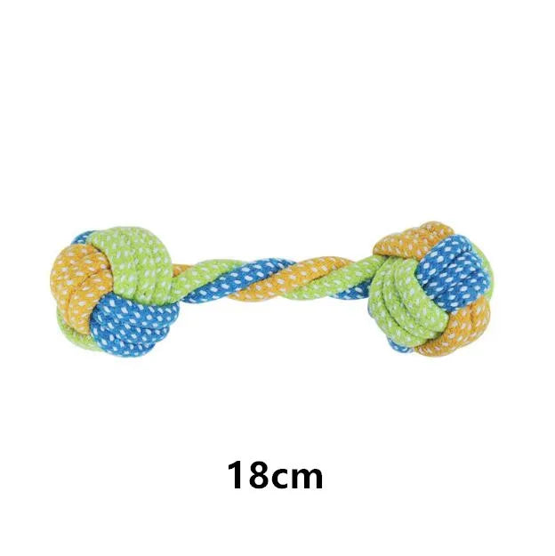 Interactive Cotton Rope Chew Toy Set for Dogs