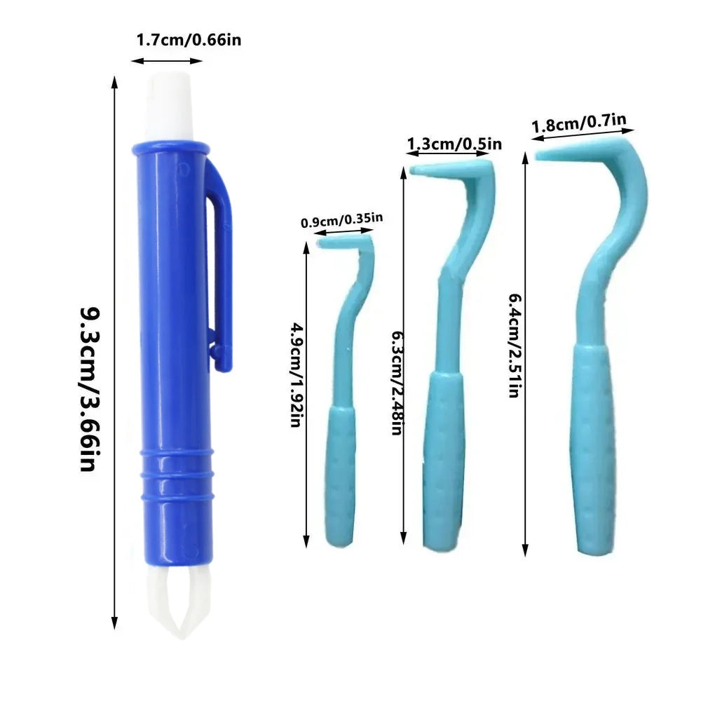 Easy-Grip Tick and Flea Remover Hook Set for Dogs and Cats