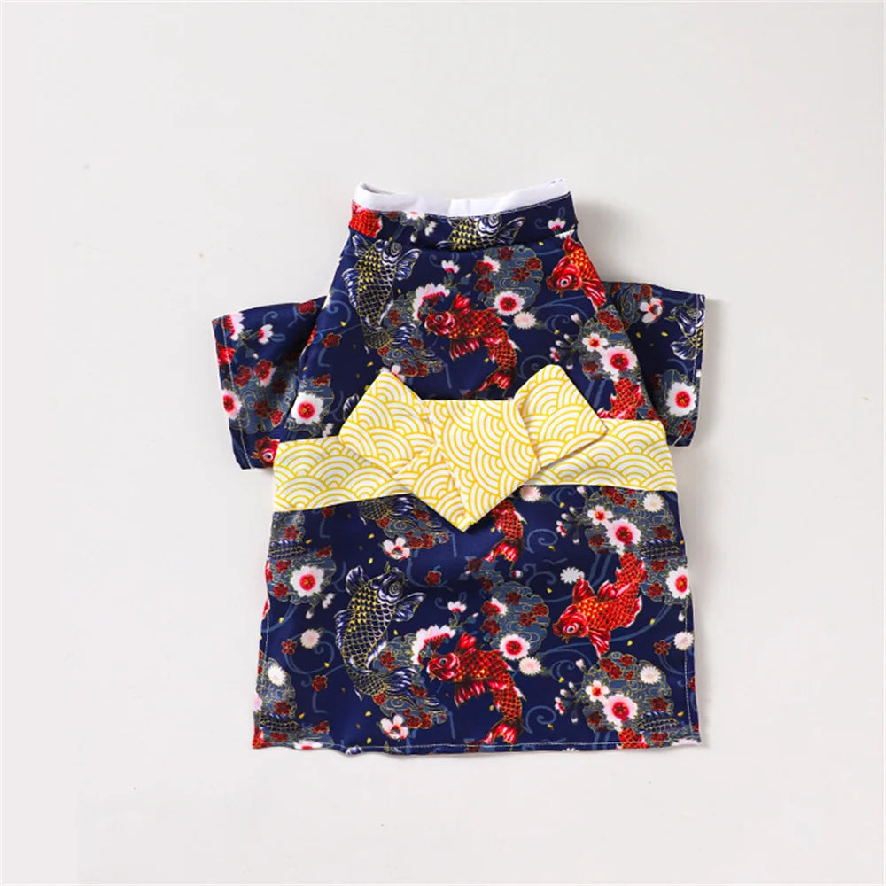 Japanese Style Summer Kimono Coat for Cats and Dogs