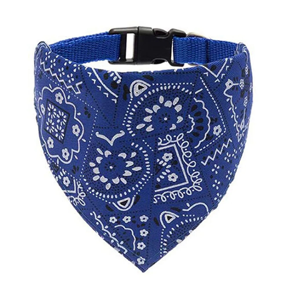 Adjustable Dog Bandana Collar for Puppies and Cats