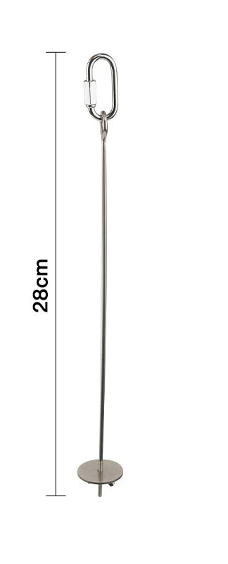 Stainless Steel Fruit Skewer Holder for Parrots