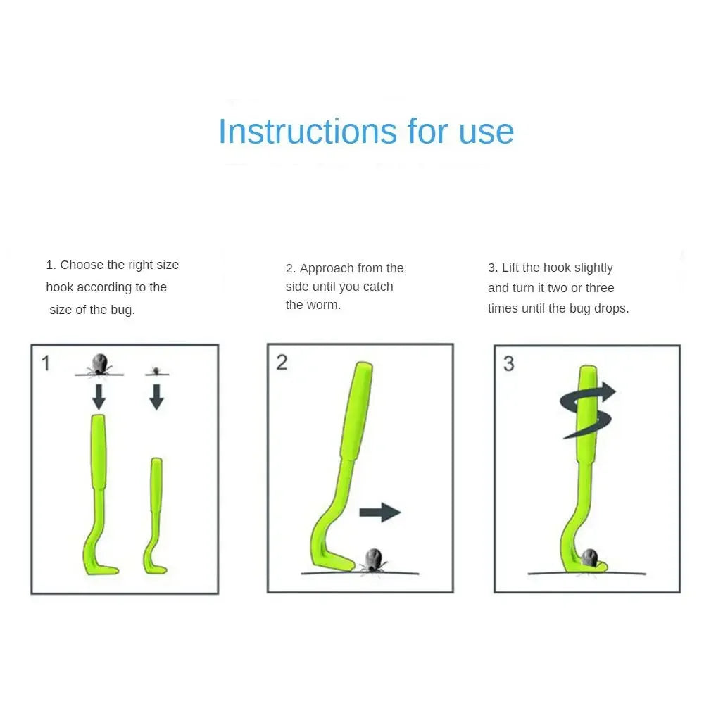 Easy-Grip Tick and Flea Remover Hook Set for Dogs and Cats