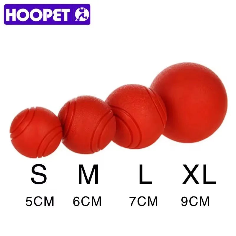 Bite-Resistant Rubber Ball Dog Toy for Strong Chewers