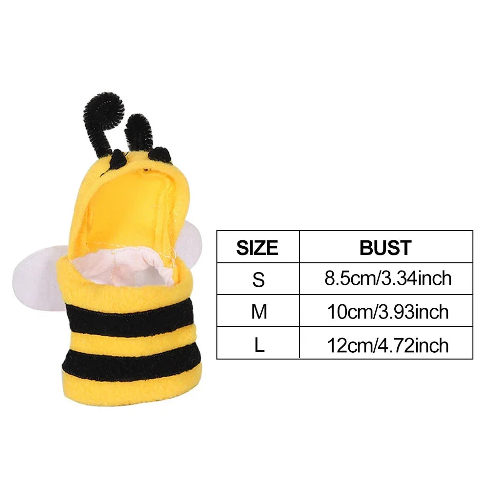 Cute Bee Costume Flying Suit for Pet Birds