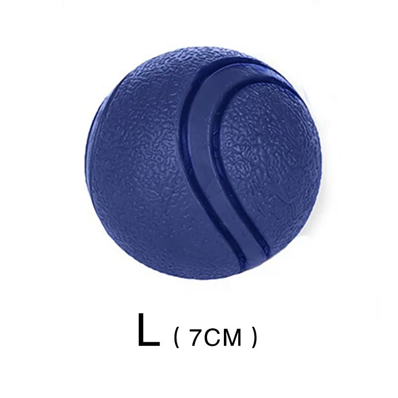 Bite-Resistant Rubber Ball Dog Toy for Strong Chewers
