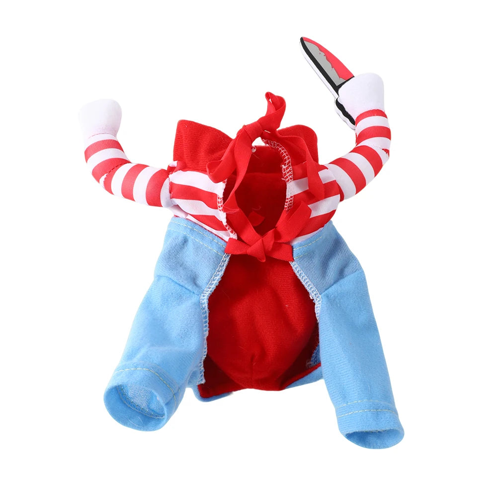Halloween Pet Costume for Small Dogs and Cats - Adjustable Party Outfit