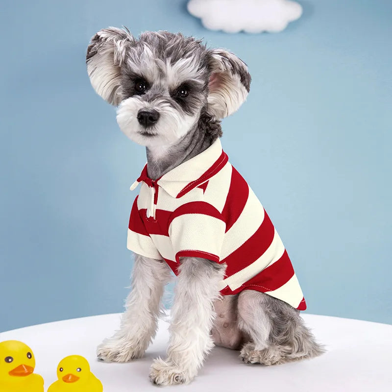 Summer Polo Shirt for Dogs and Cats - Casual Everyday Tee