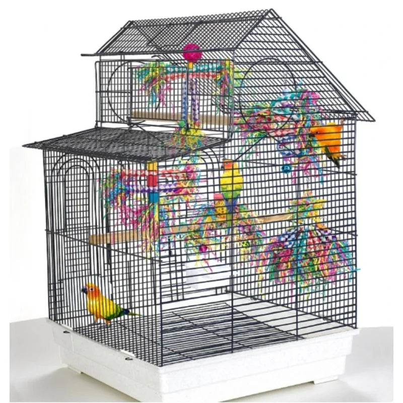 Colorful Parrot Biting and Foraging Toy Set
