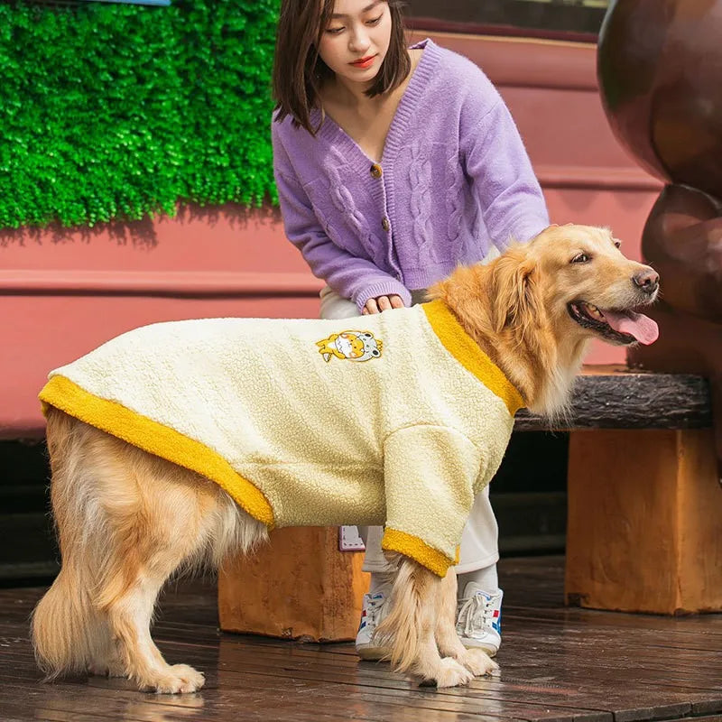 Soft Fleece Big Dog Hoodie Jacket for Labradors and Retrievers