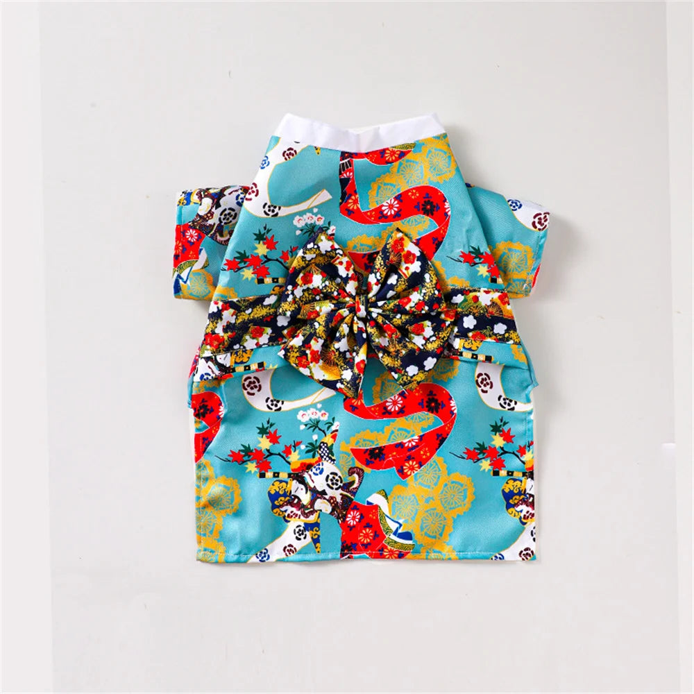 Japanese Style Summer Kimono Coat for Cats and Dogs