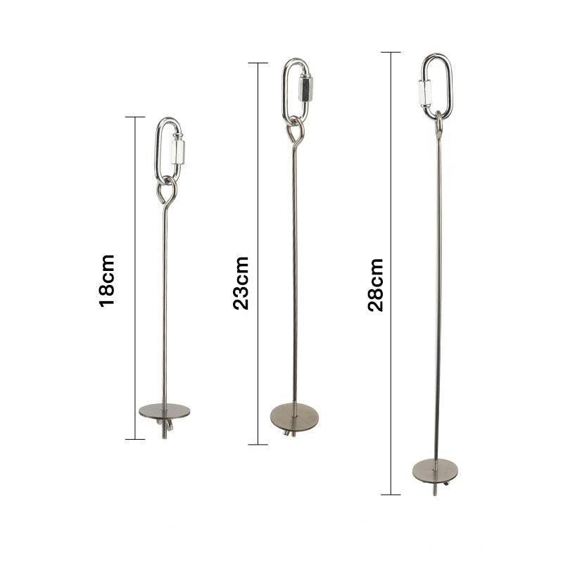 Stainless Steel Fruit Skewer Holder for Parrots