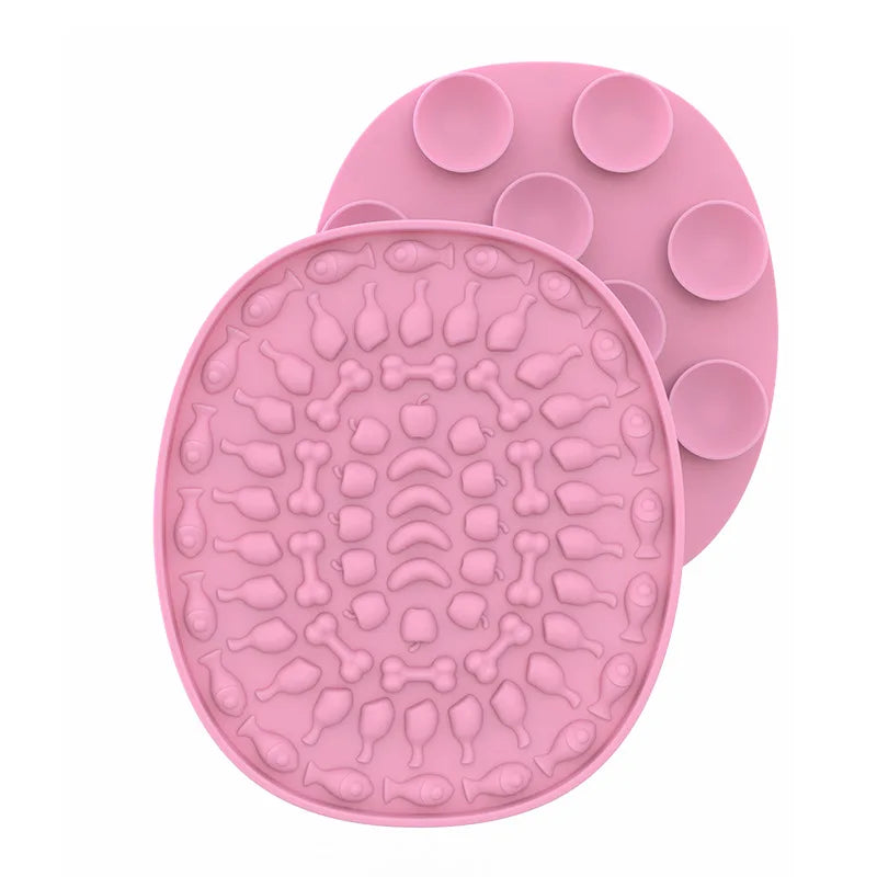 Suction Cup Slow Feeding Lick Mat for Small Pets
