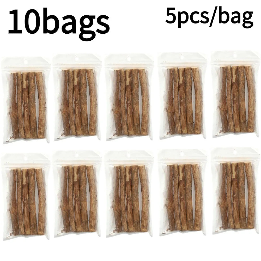Natural Catnip Chew Sticks for Dental Play