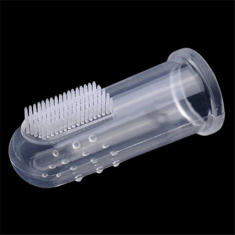 Soft Silicone Finger Toothbrush Set for Dogs and Cats