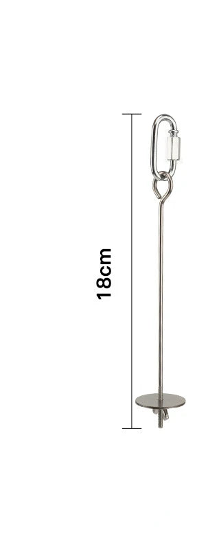 Stainless Steel Fruit Skewer Holder for Parrots