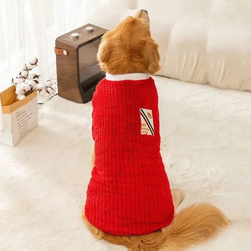 Soft Fleece Big Dog Hoodie Jacket for Labradors and Retrievers