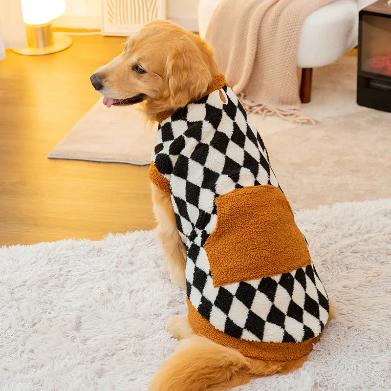 Soft Fleece Big Dog Hoodie Jacket for Labradors and Retrievers